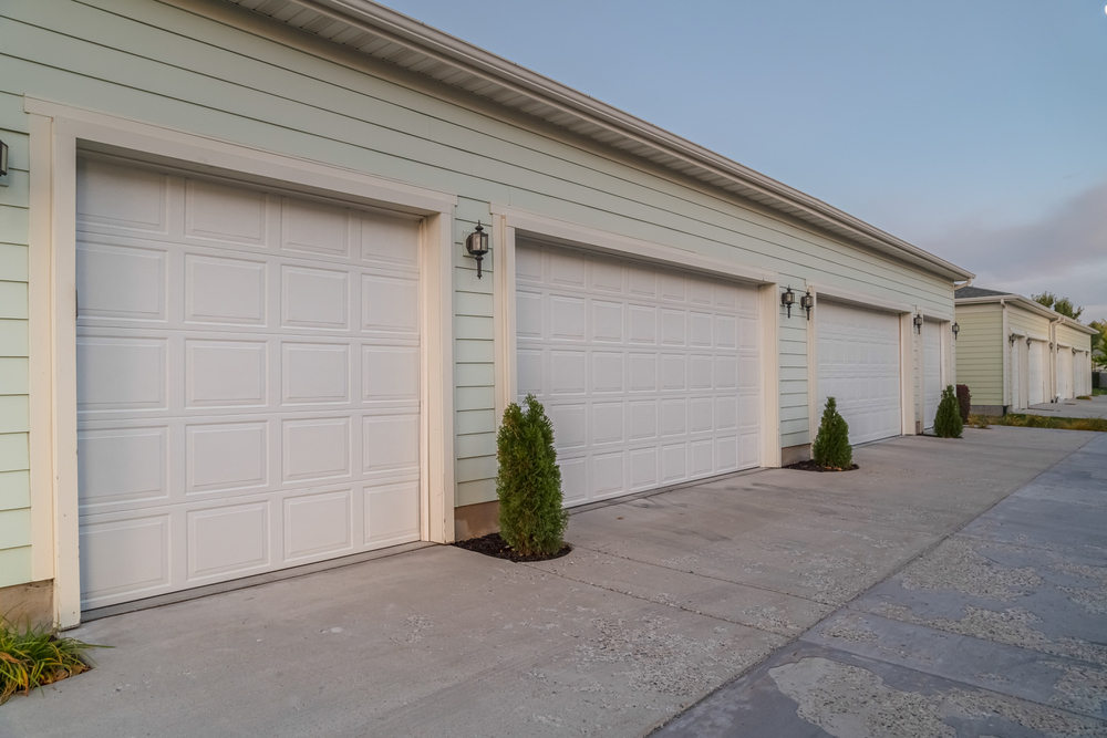 Commercial garage door installation