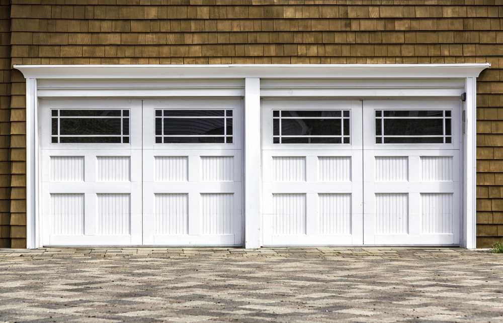 Modern garage door installation