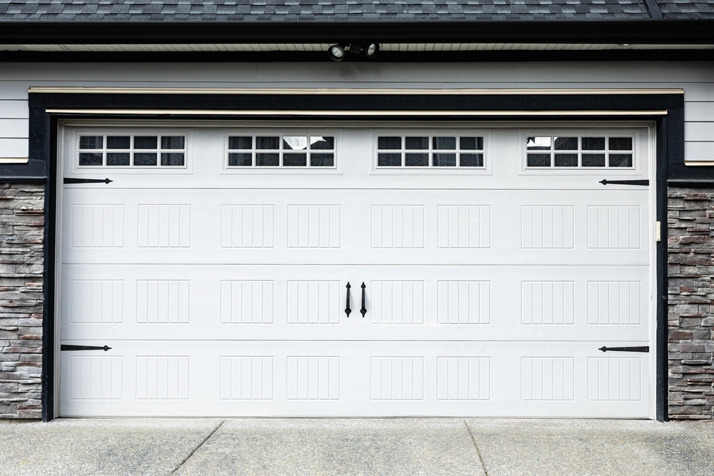 Luxury home garage door